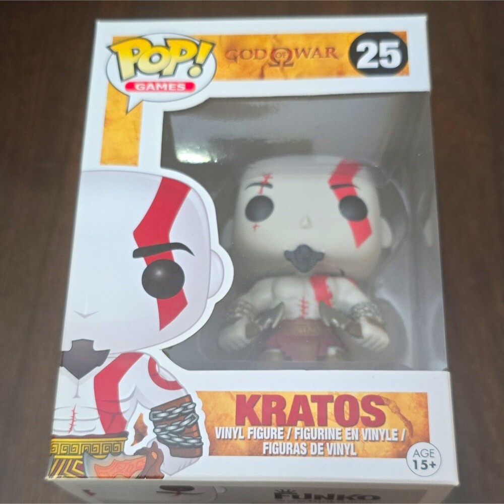 Pristine Gradeable Funko Pop! Vinyl: God of War - Kratos Vinyl Figure #25